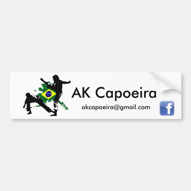 AK Capoeira Brazil Bumper stick Bumper Sticker (Front)