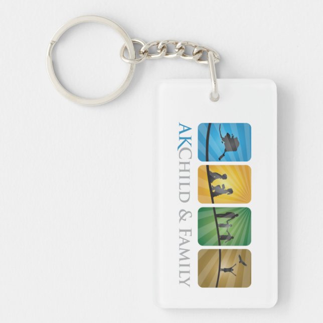 AK Child & Family Keychain (Front)