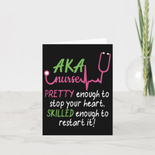 Aka Nurse Pretty To Stop Your Heart Nurse Week Gif Card