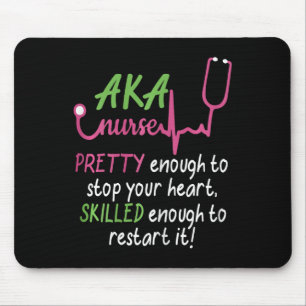 Aka Nurse Pretty To Stop Your Heart Nurse Week Gif Mouse Pad