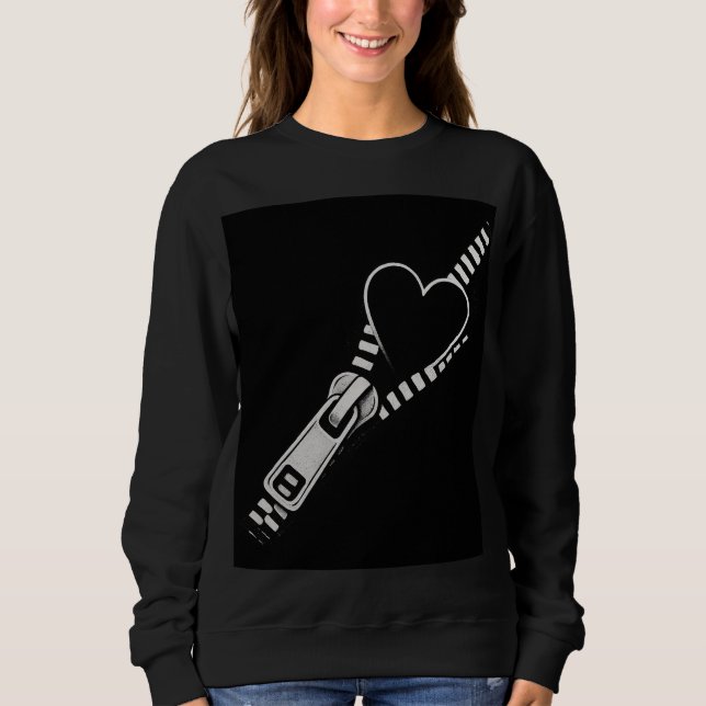 Aka Series: Dreamy Forest & Moon Rabbit ZIP Set Sweatshirt (Front)