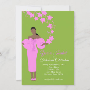 AKA Sisterhood Invitation   Glam