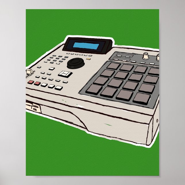AKAI MPC 2000  POSTER (Front)