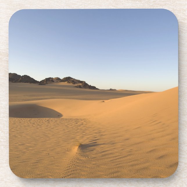 Akakus, Sahara desert, Fezzan, Libya. Coaster (Front)