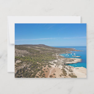 Akamas peninsula and Blue Lagoon Paphos, Cyprus Postcard
