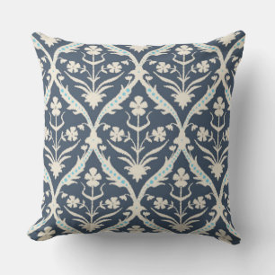 Akash trellis ikat cushion