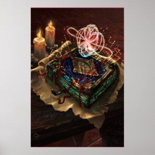 Akasha Codex - mystical esoteric fantasy art Poster