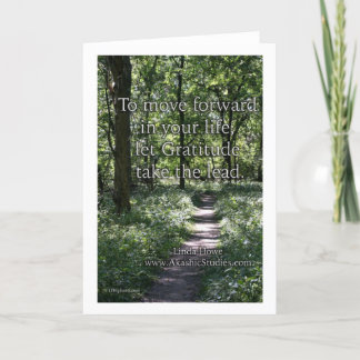 Akashic greeting card