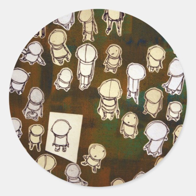 Akayo Classic Round Sticker (Front)