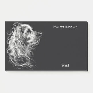 Akbash Abstract Art Dog Name Post-it Notes