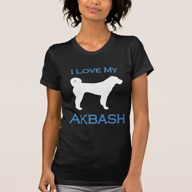 Akbash love  - blue T-Shirt (Front)