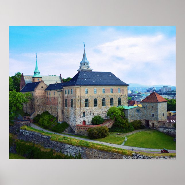 Akershus Fortress in Oslo, Norway Poster (Front)