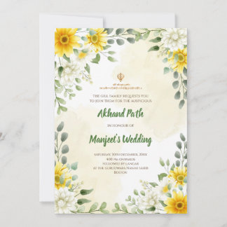 Akhand Path invitation & Digital Sukhmani path
