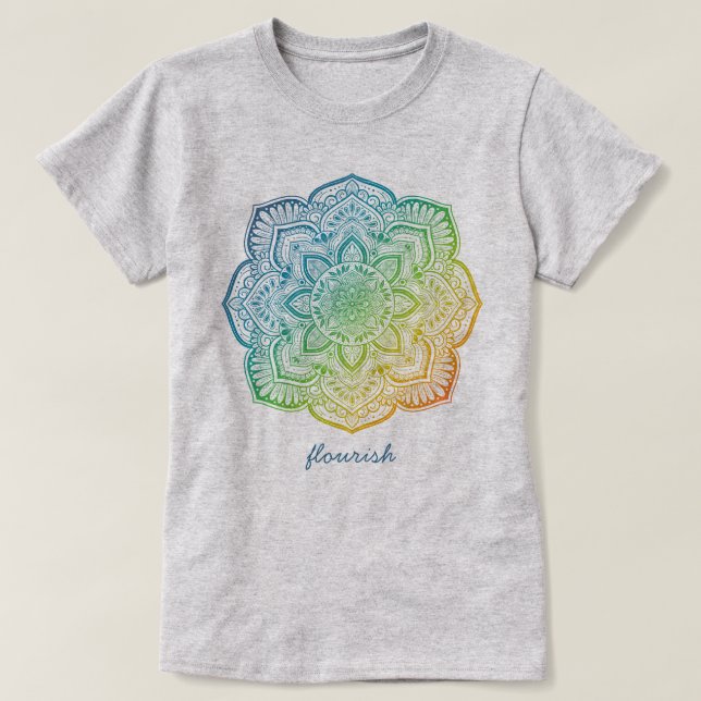 Aki Mandala Personalised T-Shirt (Design Front)