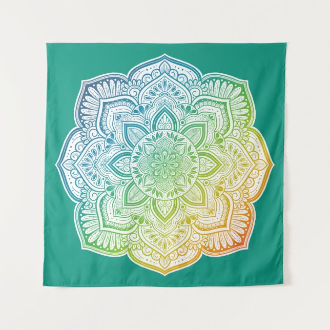 Aki Mandala Tapestry (Front)