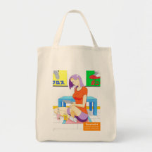 Akiko at Home Tote Bag