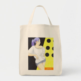 Akiko Hollywood  Grocery Tote Bag