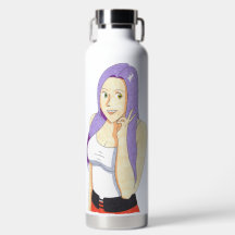 Akiko Peace Sign Water Bottle