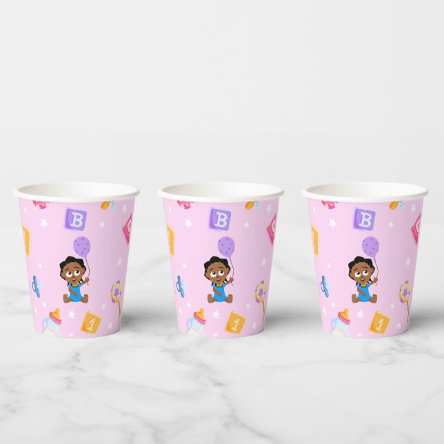 Akili and Friends Baby Shower Paper Cup (Multi)