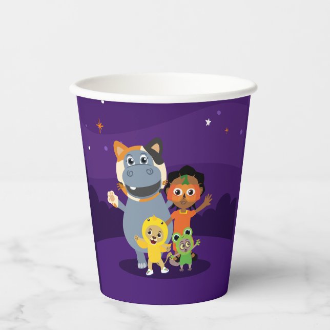 Akili and Friends Halloween Paper Cup (Front)