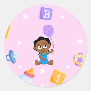 Akili and Me Baby Shower Sticker
