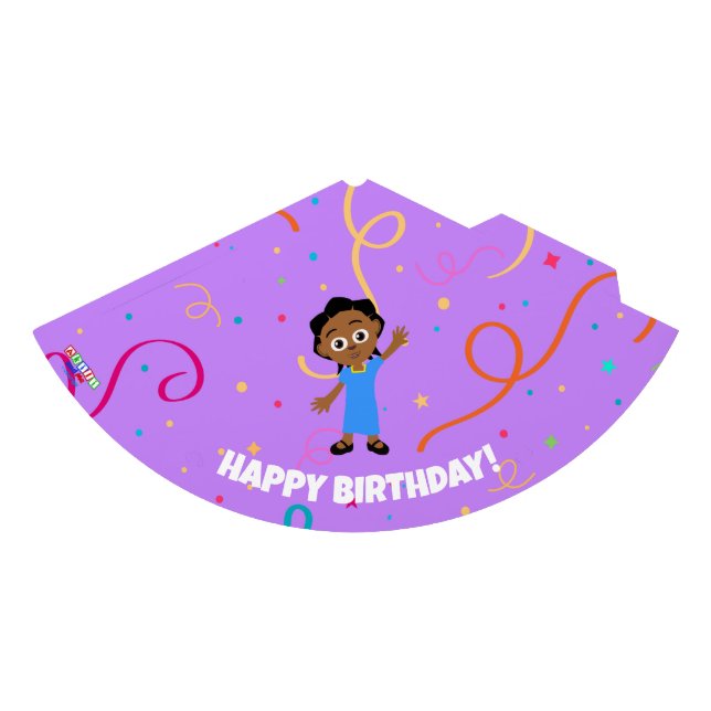 Akili Birthday Party Hat (Front)