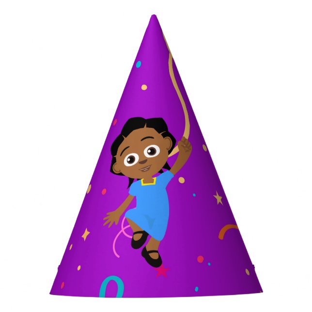 Akili Birthday Party Hat (Front)