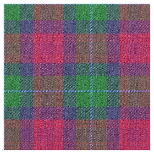 Akins Tartan Print Fabric (Close Up)