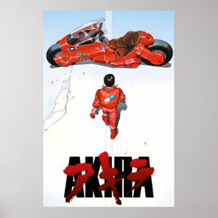 Akira Anime Movie Poster - Official Art -   High