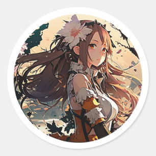 Akira Classic Round Sticker