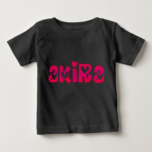 Akira in Hearts Baby T-Shirt (Front)