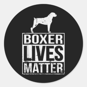 Akiras Fudoboxer Live S Awareness Classic Round Sticker