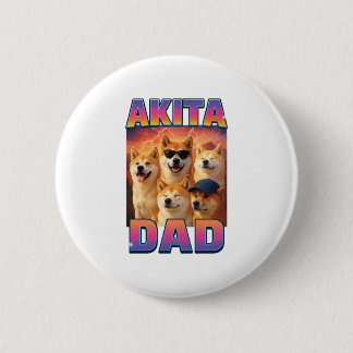 Akita 6 Cm Round Badge