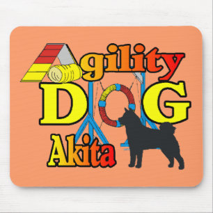 Akita Agility Mouse Pad