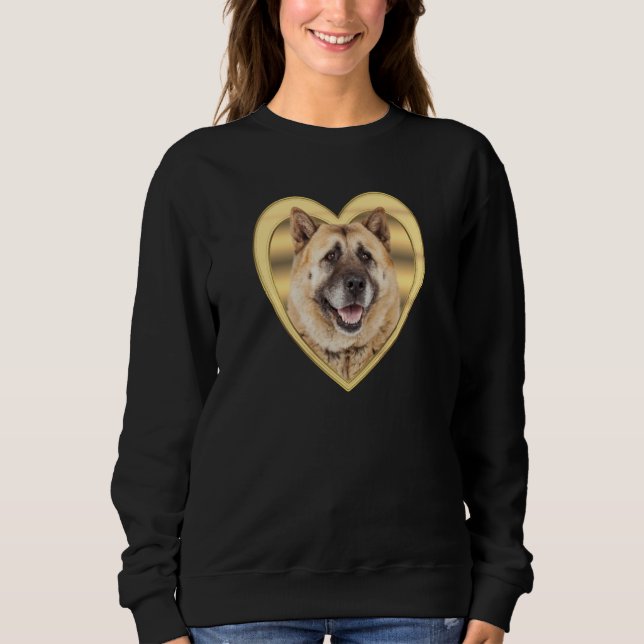 Akita Akita Dog Heart  Akita  1 Sweatshirt (Front)