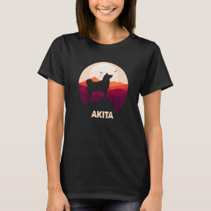 Akita and Moon Halloween  1 T-Shirt