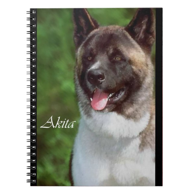 Akita Art Notebook (Front)