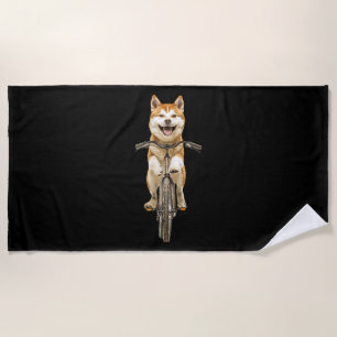 Akita  beach towel
