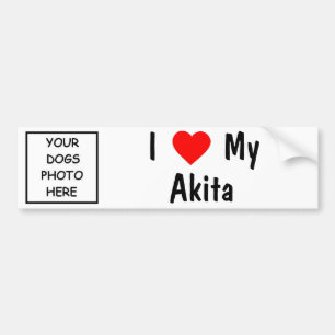 Akita Bumper Sticker