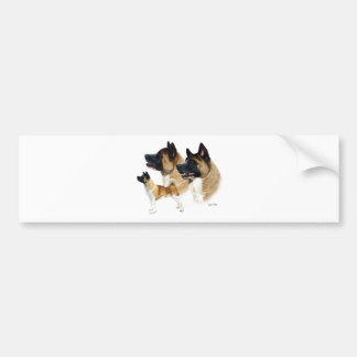 Akita Bumper Sticker