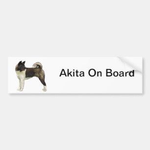 Akita bumpersticker bumper sticker
