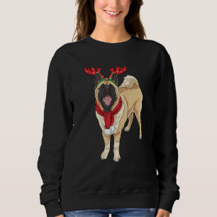 Akita Christmas Dog Santa Xmas Sweatshirt