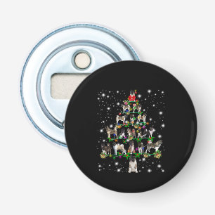 Akita Christmas Tree Covered By Flashli Bottle Opener