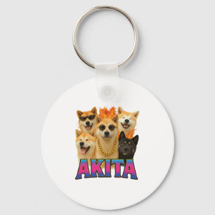 Akita Copy Key Ring