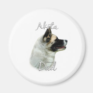 Akita Dad 2 Magnet