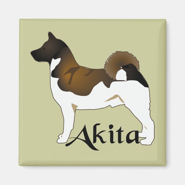 Akita, Detailed Magnet (Front)