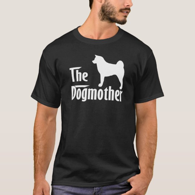 Akita Dog  Dog Mum Mother's Day T-Shirt (Front)