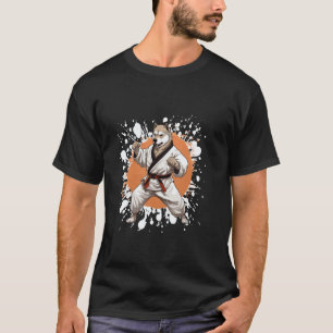Akita Dog Karate Animal Fighter Judo T-Shirt