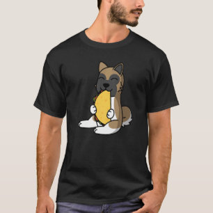 Akita Eating A Taco Dog T-Shirt