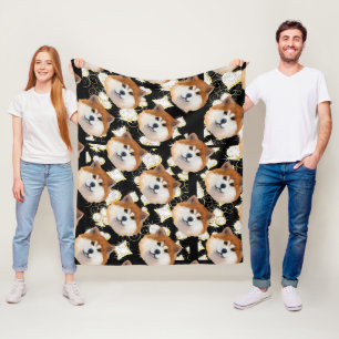 AKITA FLEECE BLANKET